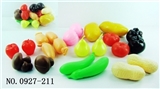 OBL768129 - Fruits and vegetables, 20 PCS