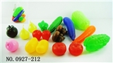 OBL768130 - Fruits and vegetables, 18 PCS