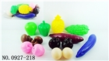 OBL768136 - Fruits and vegetables, 14 PCS