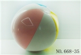 OBL768268 - PVC充气沙滩三片彩球40CM