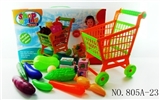 OBL768288 - Shopping cart with vegetables five small box 14 PCS