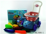 OBL768302 - Shopping cart with vegetables five small box 14 PCS