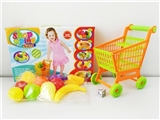 OBL768315 - 10 PCS shopping cart with fruit and vegetables