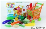 OBL768323 - Shopping cart with vegetables 13 PCS