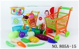 OBL768324 - Shopping cart with vegetables 12 PCS