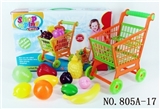 OBL768326 - Shopping cart with fruit 10 PCS