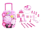 OBL769213 - 医具拉杆箱红色女孩款15件套