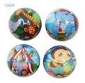 OBL770731 - 6.3 CM PU ball 4 pack animals