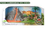 OBL771094 - 火山模型恐龙展示盒