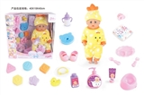 OBL771551 - BABY BORN 18寸娃娃喝水尿尿12声IC带21种配件