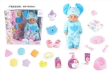 OBL771552 - BABY BORN 18寸娃娃喝水尿尿12声IC带21种配件
