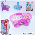 OBL772329 - Shopping basket/cradle doll