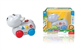 OBL772422 - Music stay cartoon animals hippo