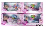 OBL772623 - 14 inch cotton body flash music doll (4 mixed loading)