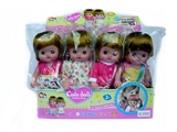 OBL772781 - 13 inch standing music doll with backpacks (8 / box)