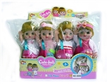 OBL772782 - 13 inch standing music doll with backpacks (8 / box)
