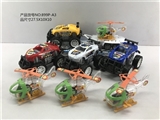 OBL772824 - Cross-country inertial car pulling the helicopter