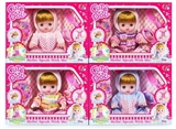 OBL773128 - 13 "bunny and bear doll with cosmetic box, mirror and comb (4 mixed loading)