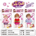 OBL773152 - 10 inch doll (with cartoon dog bone bottle comb)