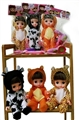 OBL773154 - 12 inch dolls (with a comb to blow hair as tableware)