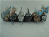 OBL773998 - Military series car six conventional (soft rubber lining plastic slide wheel function) 1 PCS/bag