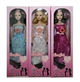 OBL774624 - 22 inch dress empty handed barbie English music IC with conventional crown three items