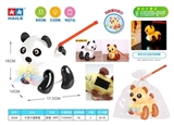 OBL774745 - 电动爬行小熊猫手提灯笼(音乐+灯光)