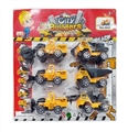 OBL774966 - 实色回力工程车 6款