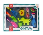 OBL775132 - Barbie and flowers