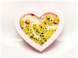 OBL805264 - Peach heart window box 36 ring