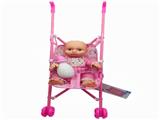 OBL805357 - 12 "drink pee empty handed doll with IC cart bottles