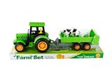 OBL805553 - Inertial powder cut the farmer car cow sheep