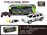 OBL806032 - 1：16 2.4G兰德酷路泽四通遥控警车带灯光（包电）