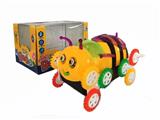 OBL806094 - 3 d light music electric 12 color wheel bees skip