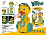 OBL806115 - Electric universal light music sunglasses spray duck