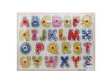 OBL806369 - Puzzle hand grasping the wooden capital letters