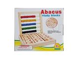 OBL806466 - Wooden abacus study building blocks
