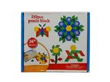 OBL806471 - 250 PCS wooden geometric puzzles