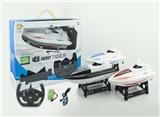 OBL807343 - 2.4G-4通遥控仿真船模快艇3色混装