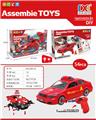 OBL807473 - Gliding fire truck electric assembly with light and sound 3 ag13 (including electricity) electric drill 2 aa without bag