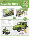 OBL807479 - Gliding military vehicle electric assembly with light and sound 3 ag13 (package electricity) electric drill 2 aa no package