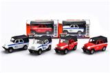 OBL807575 - 1:32合金俄文越野警车回力开门灯光音乐包电单只庄