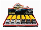 OBL809285 - 1:50合金回力运输车2款（展示盒6只）带灯光音乐（包3*AG3）