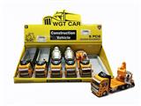OBL809304 - 1:50合金回力工程车3款（展示盒6只）