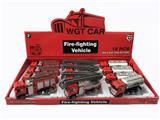 OBL809391 - 1:64合金回力小消防车（展示盒12只）欧式车头