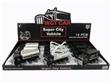 OBL809392 - 1:64合金回力小救援车（展示盒12只）欧式车头