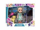 OBL810796 - Evade glue large sun magar alone the wildebeest 6 inch solid body with snow and ice Disney princess 