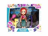 OBL810798 - Evade glue large sun magar alone the wildebeest 6 inch solid body Disney mermaid princess crown with