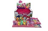 OBL810853 - Mini pony Eva key chain 24 PCS four assortments