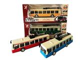 OBL811833 - 1:90合金巴士电车回力跑车,3开门